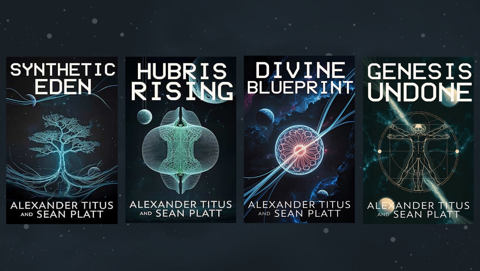 The Echoes of Tomorrow series — four novels by Alexander Titus and Sean Platt